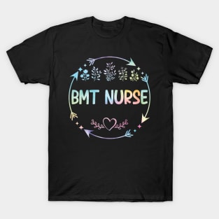 BMT Nurse cute floral watercolor T-Shirt